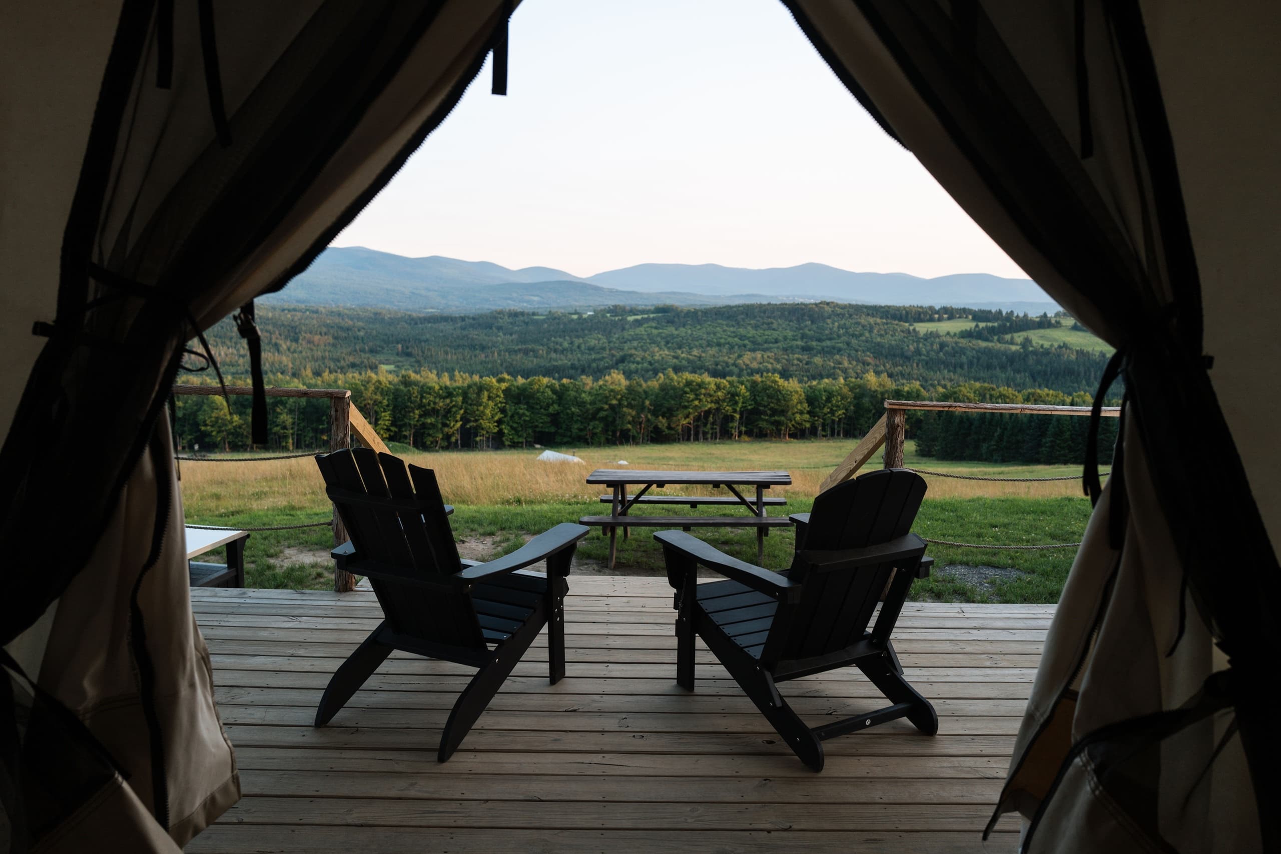 Mohawk Ridge Signature Tent Camping in Stewartstown, NH