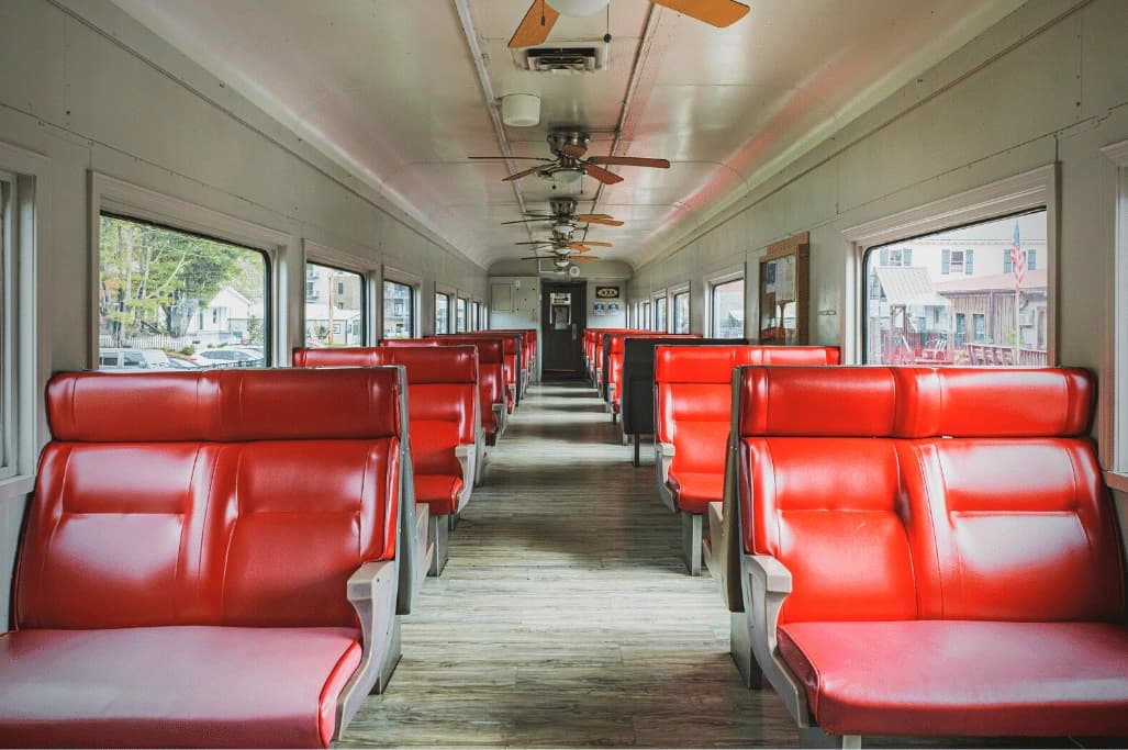 Blue Ridge Holiday Train Ride: 4-Hour Closed Coach with Santa and Hot Chocolate