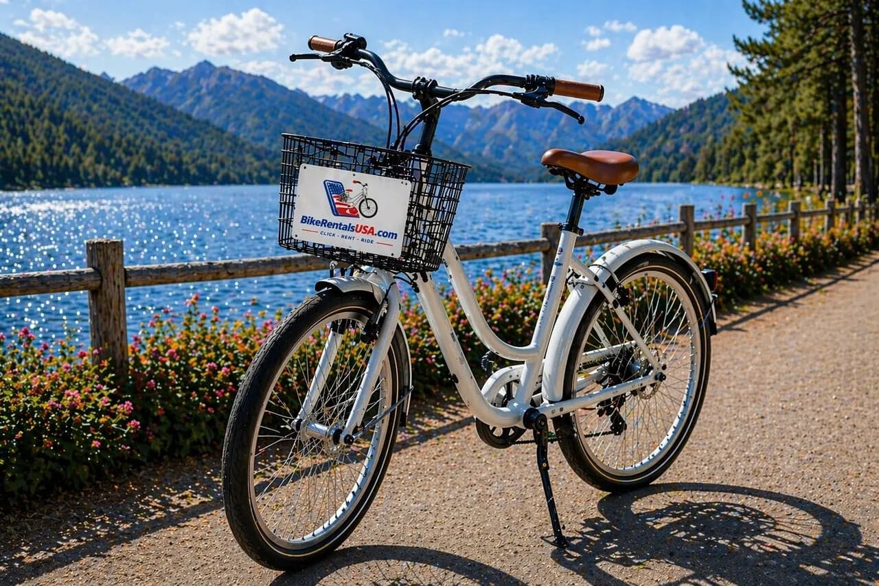 Two-Day Cruiser Bike Rentals on Lake Coeur d'Alene