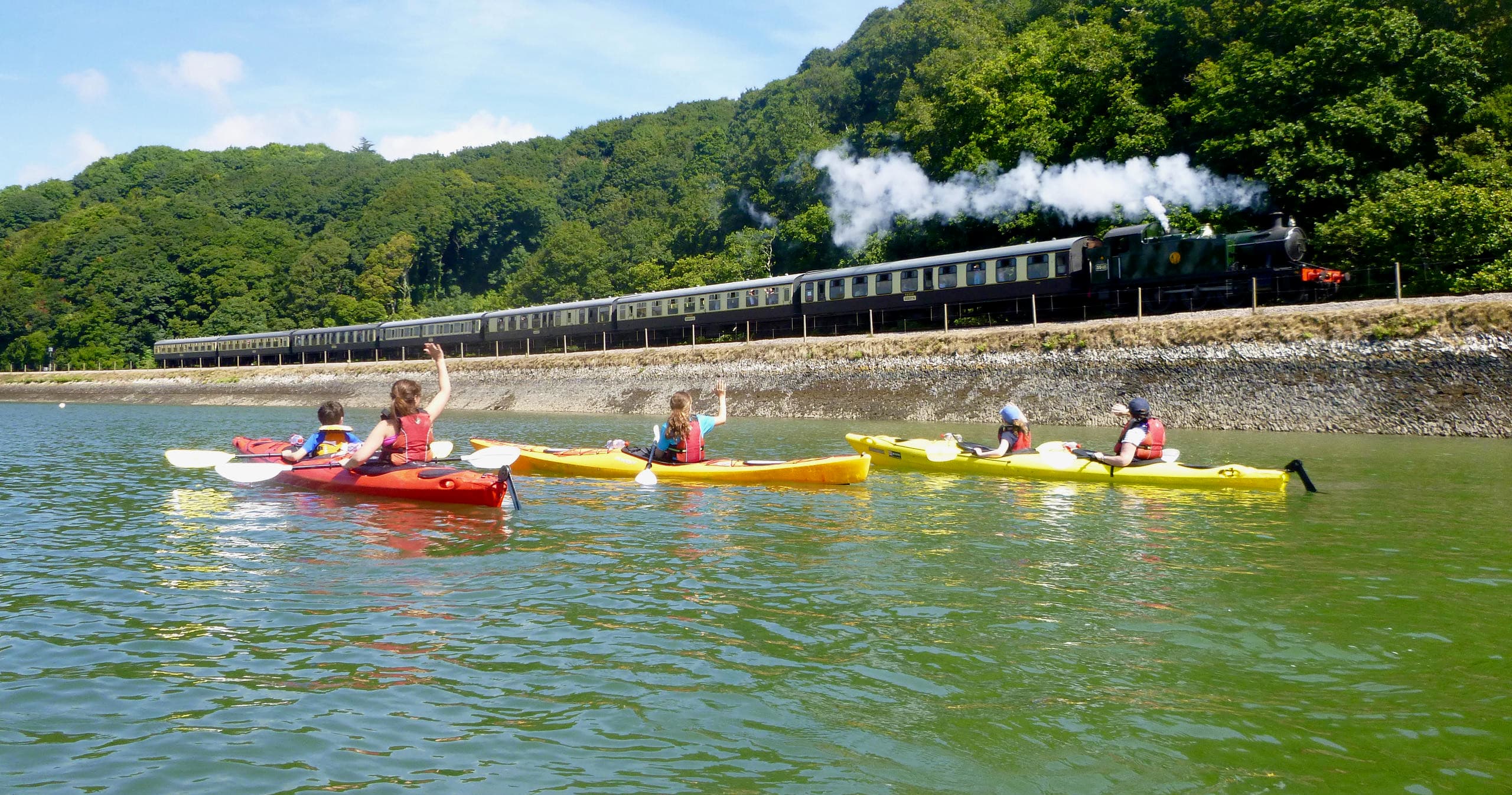 Family Sea Kayaking in Devon with Sea Kayak Devon
