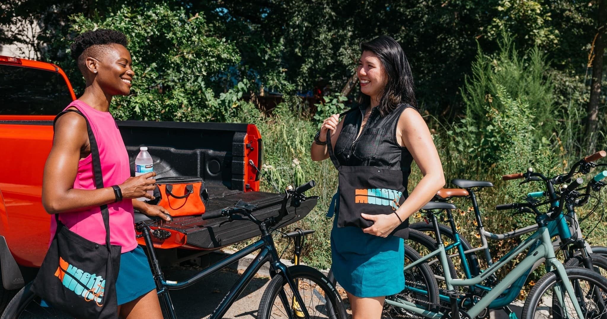 Midtown Atlanta Bike Rentals with Musette