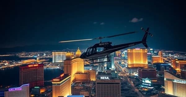 Las Vegas Night Flight: Helicopter Tour Above the Strip
