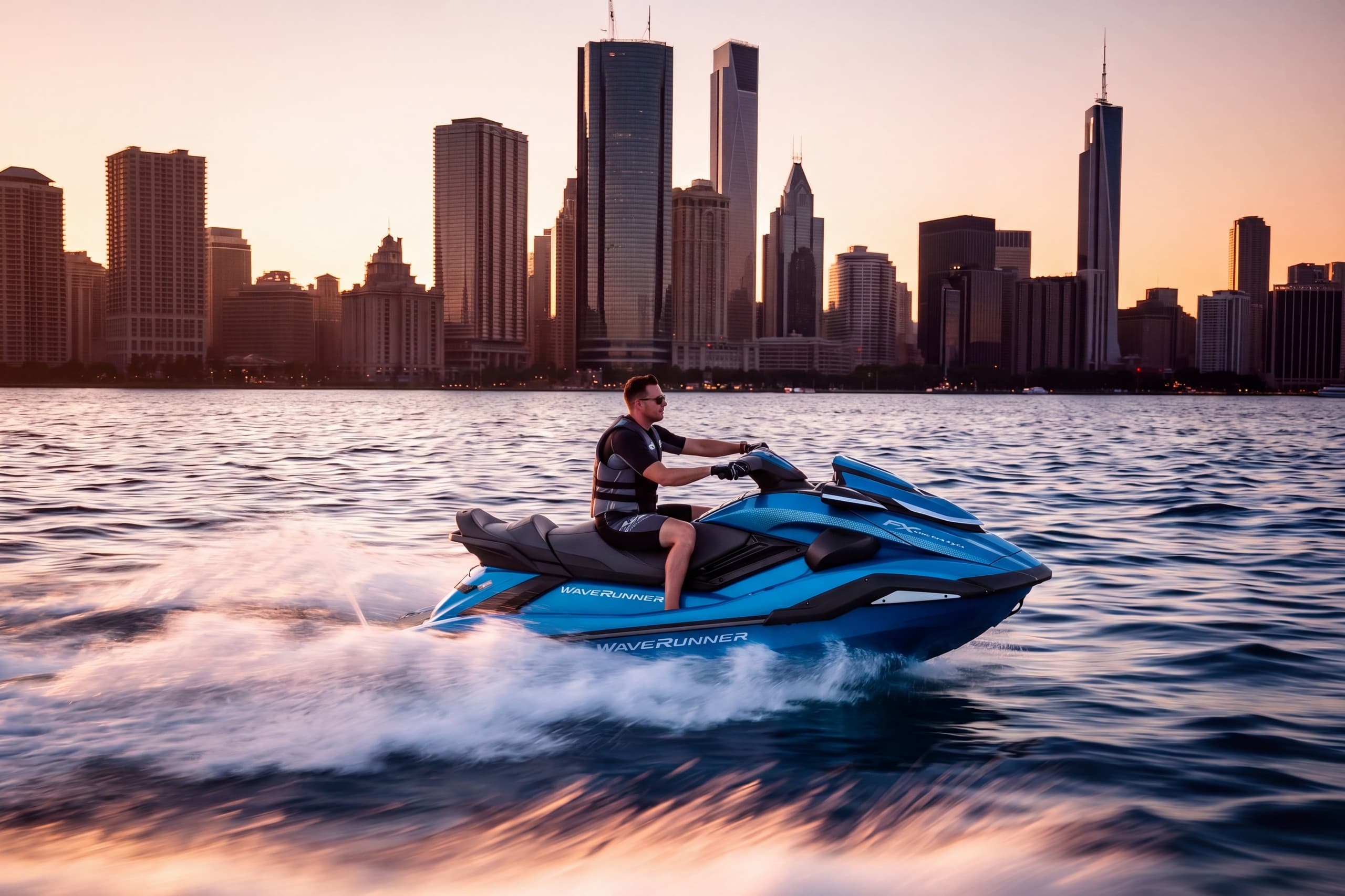 Ride the 2026 Yamaha FX Cruiser SVHO on Chicago's Lakefront