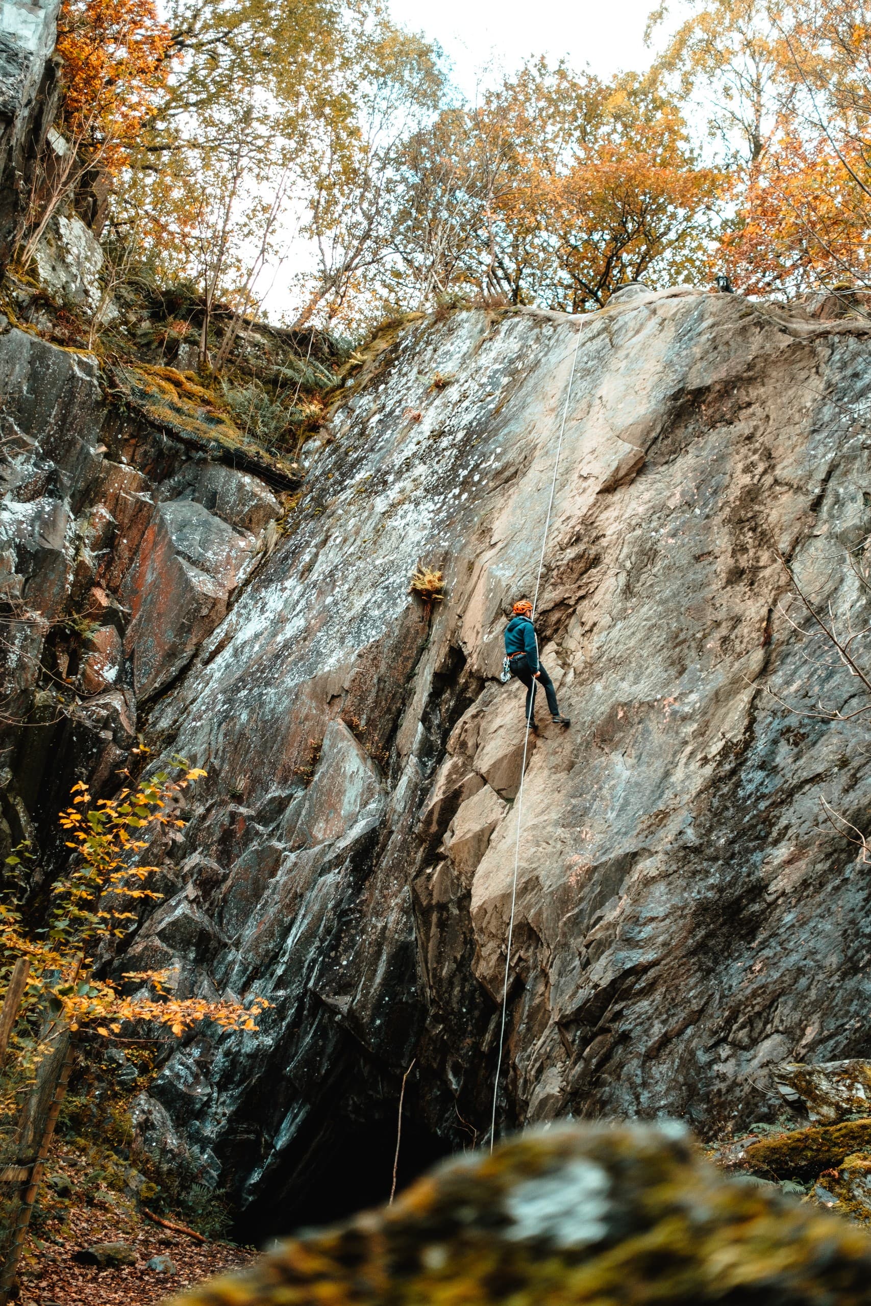 Borrowdale Abseiling: 25m Descent Near Keswick