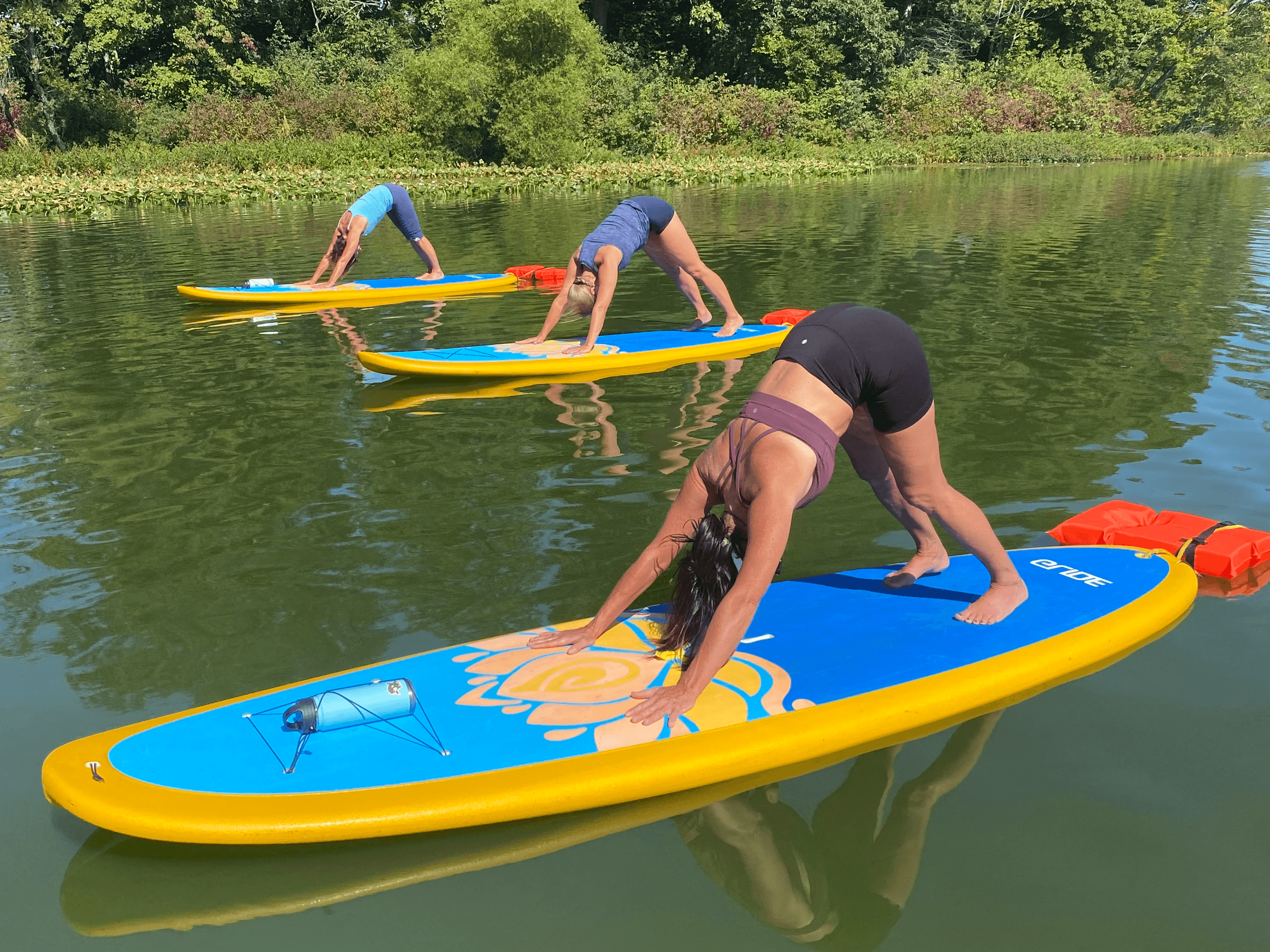 Sunset SUP Yoga at Punderson Lake, Ohio