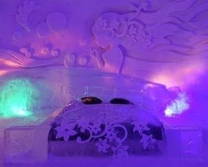 Lainio Snow Village Excursion from Levi: Ice Sculptures, Snow Hotel & Log Café
