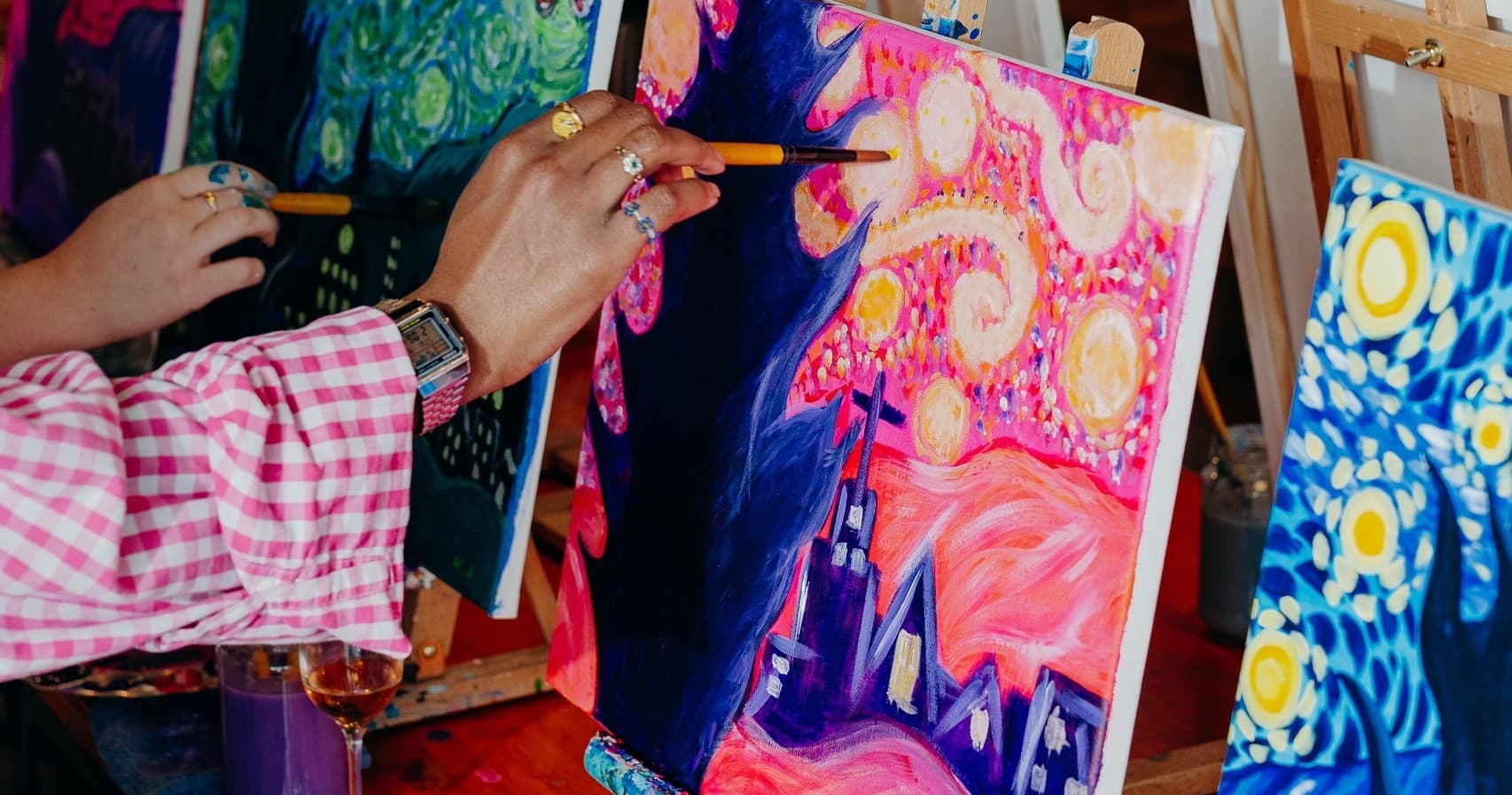 Paint and Sip in Surry Hills: 3-Hour Guided Canvas Sessions at 55 Holt St photo 4