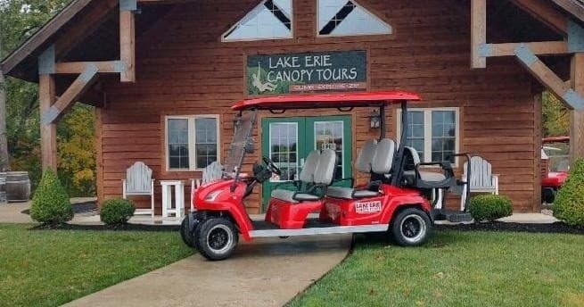 Land Adventures with Lake Erie Canopy Tours in Geneva-On-The-Lake