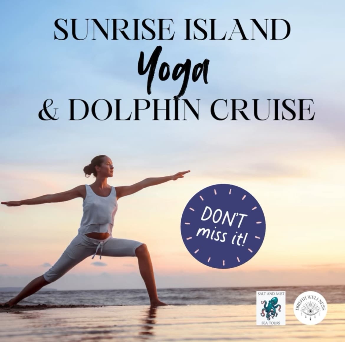 Sunrise Island Yoga & Dolphin Cruise in St. Petersburg
