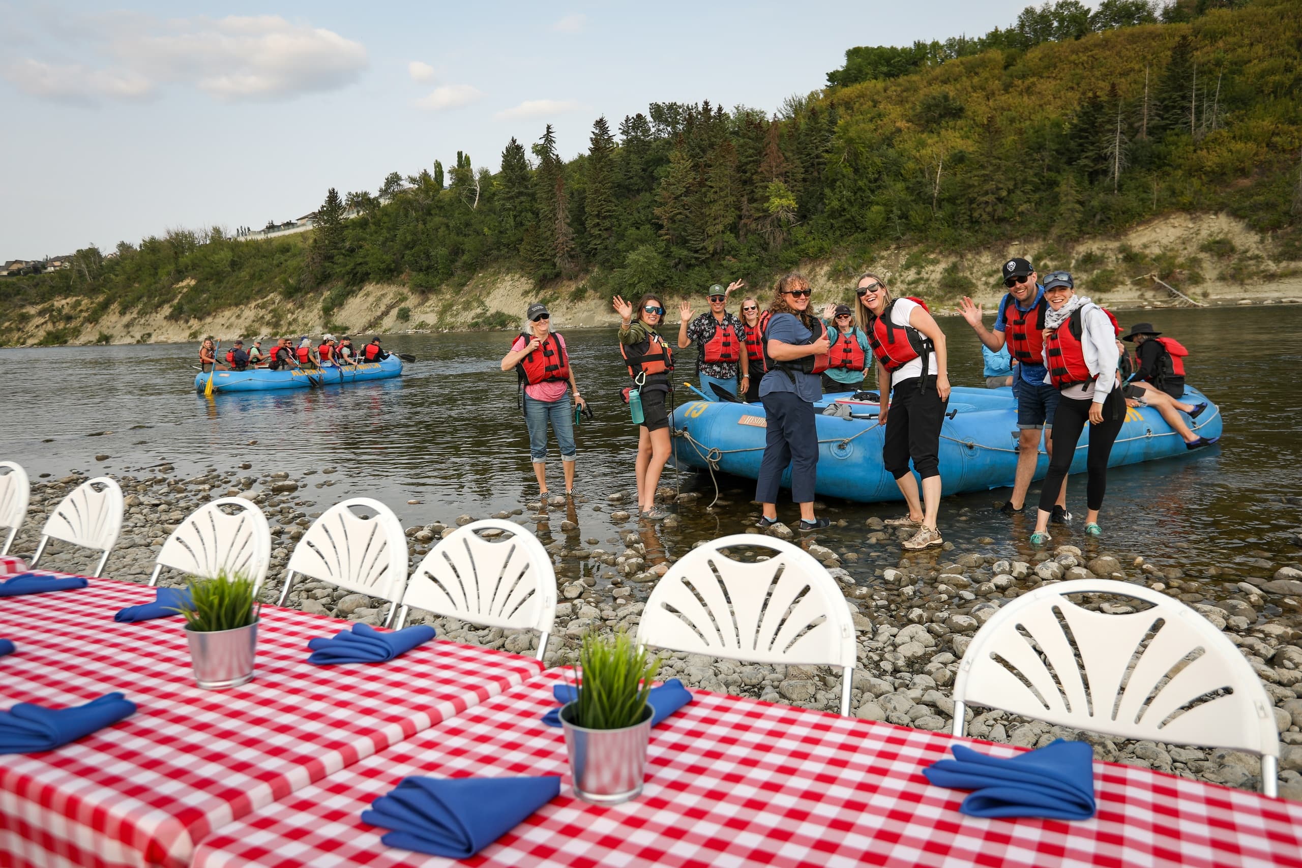 RiverWatch Feast & Float: Edmonton's Scenic Rafting Feast
