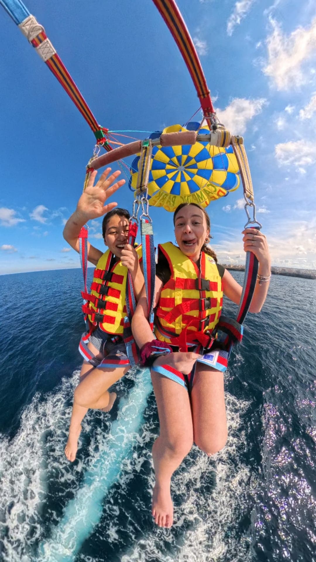 Polignano tra Onde e Nuvole: Boat Cruise and 60m Parasail Over Polignano a Mare photo 2