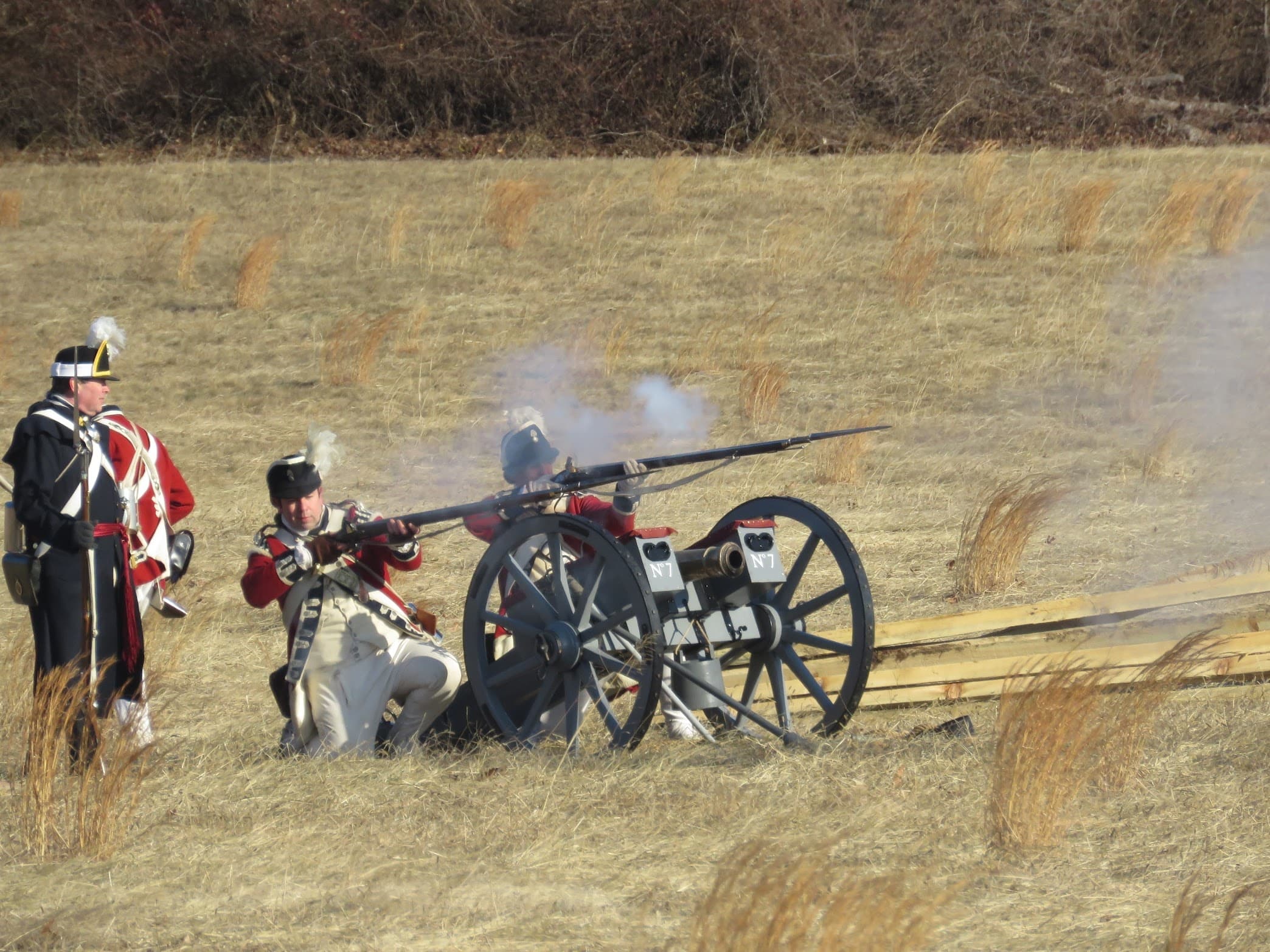 Black Powder, White Smoke: Flintlock Demonstrations at Princeton Battlefield