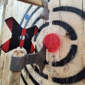 Axe Throwing in Madrid: Lanzamiento de Hachas at Calle Alcalá 510