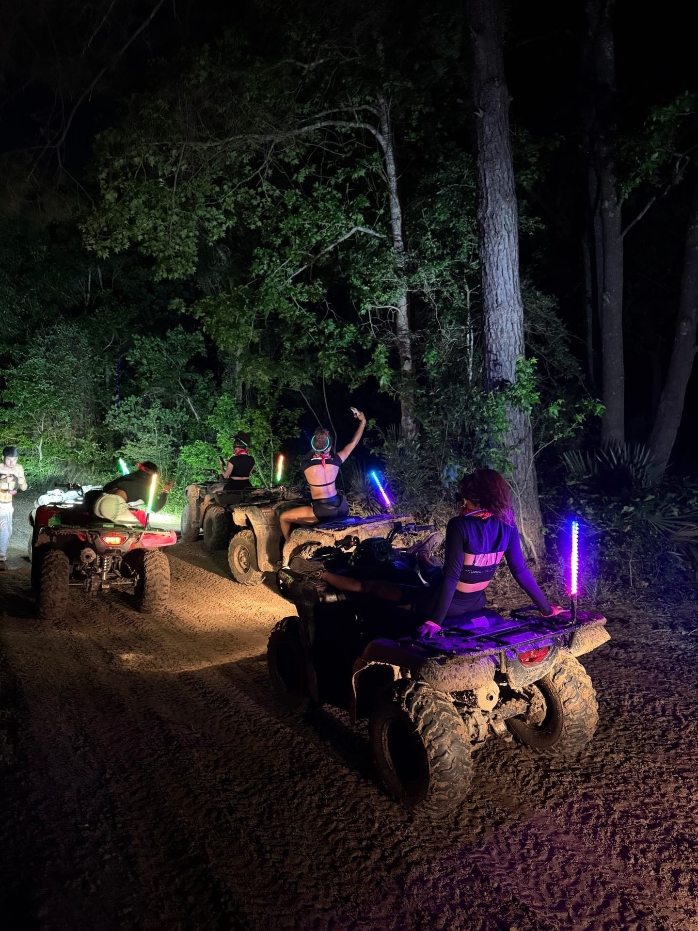 Night ATV Glow Tour: After-Dark Riding on 1,000 Acres Near Crosby, Texas photo 1