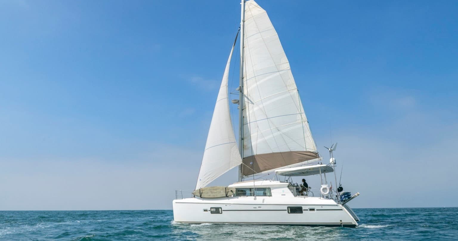 Half Day Charter on LEI 42' Lagoon Catamaran in Marina del Rey