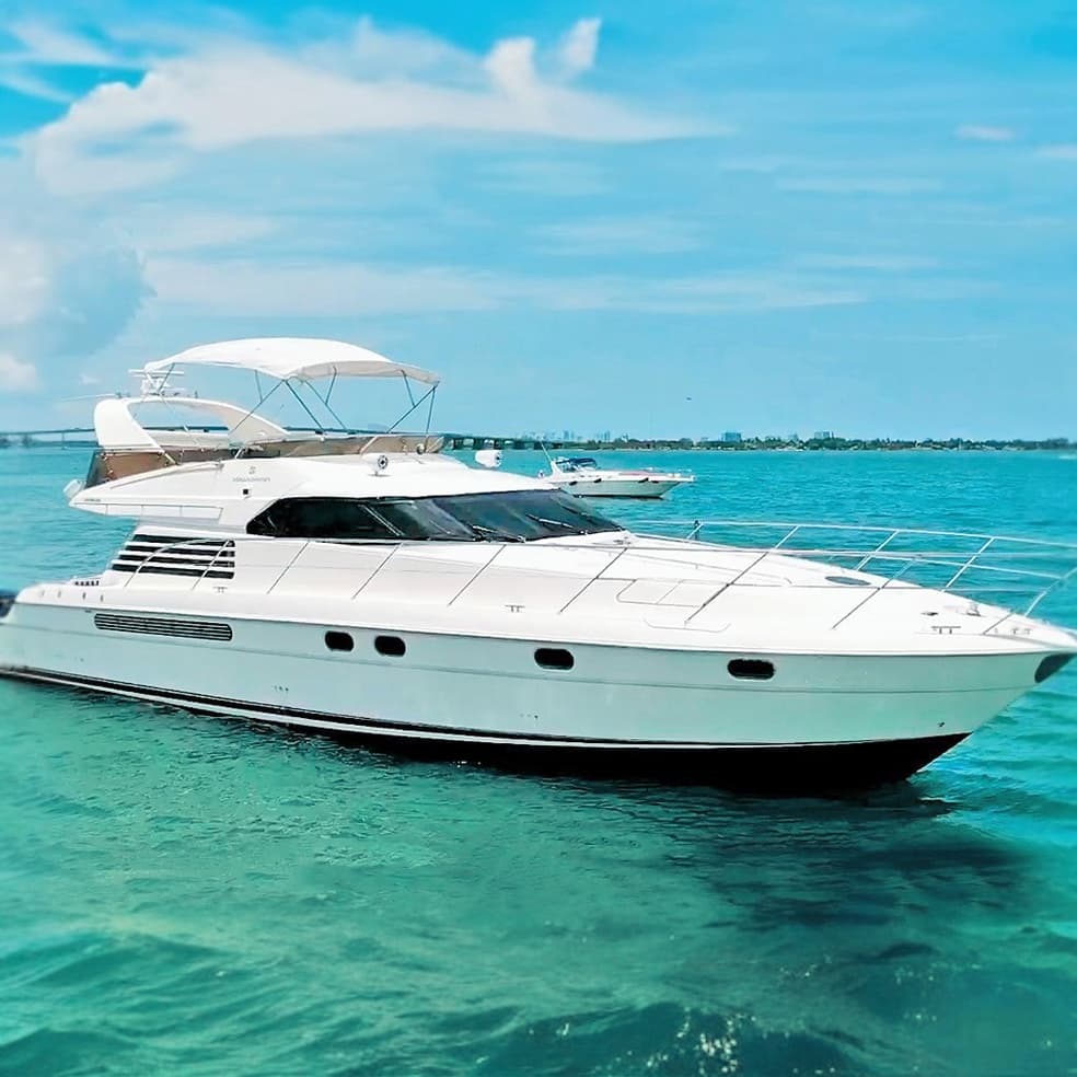 Miami Yacht Charters Aboard Ocean View's 65' Flybridge