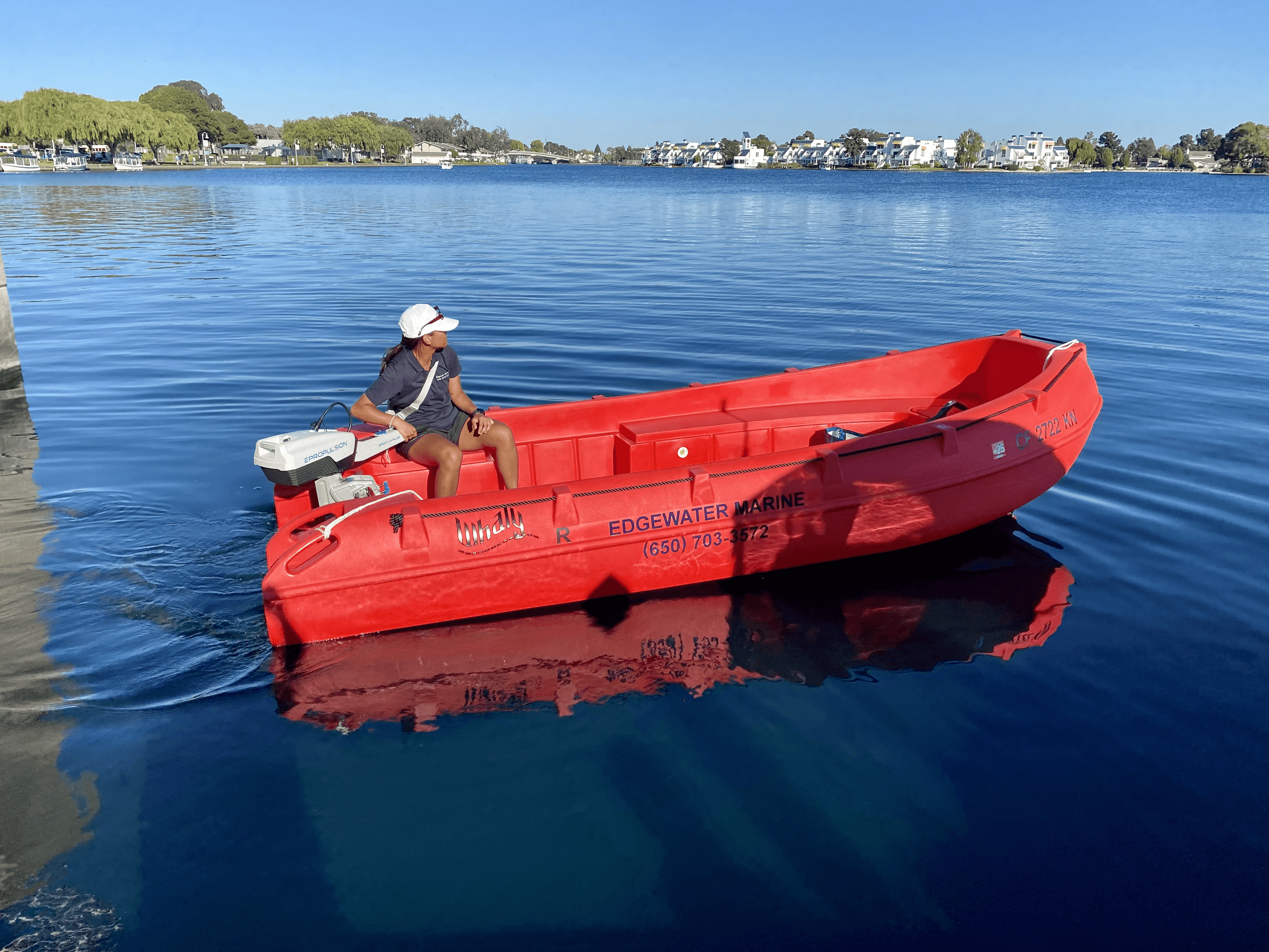 Electric Boat Rides on Foster City Lagoon
