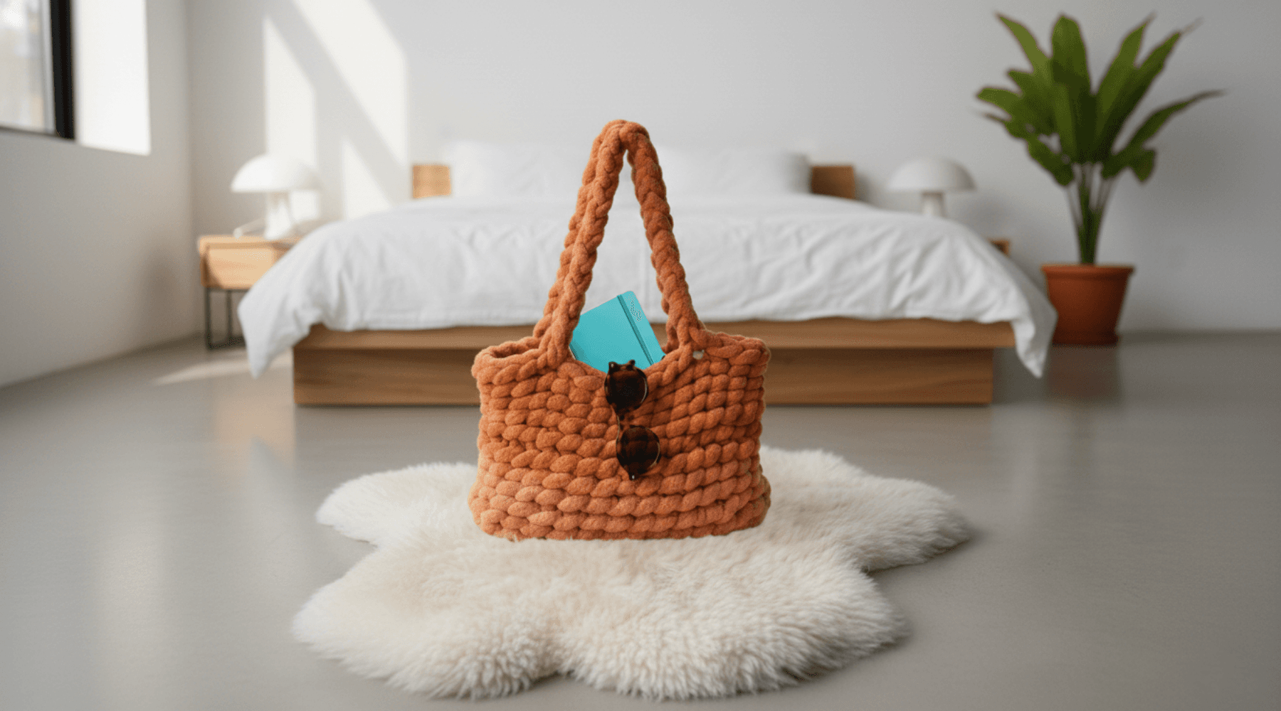 Make a Chunky Knit Tote in Baltimore: Beginner Jumbo Yarn Workshop photo 1
