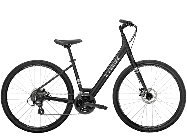 Land Adventures with Trek Verve 1 Hybrid Bike at Brands Cycle