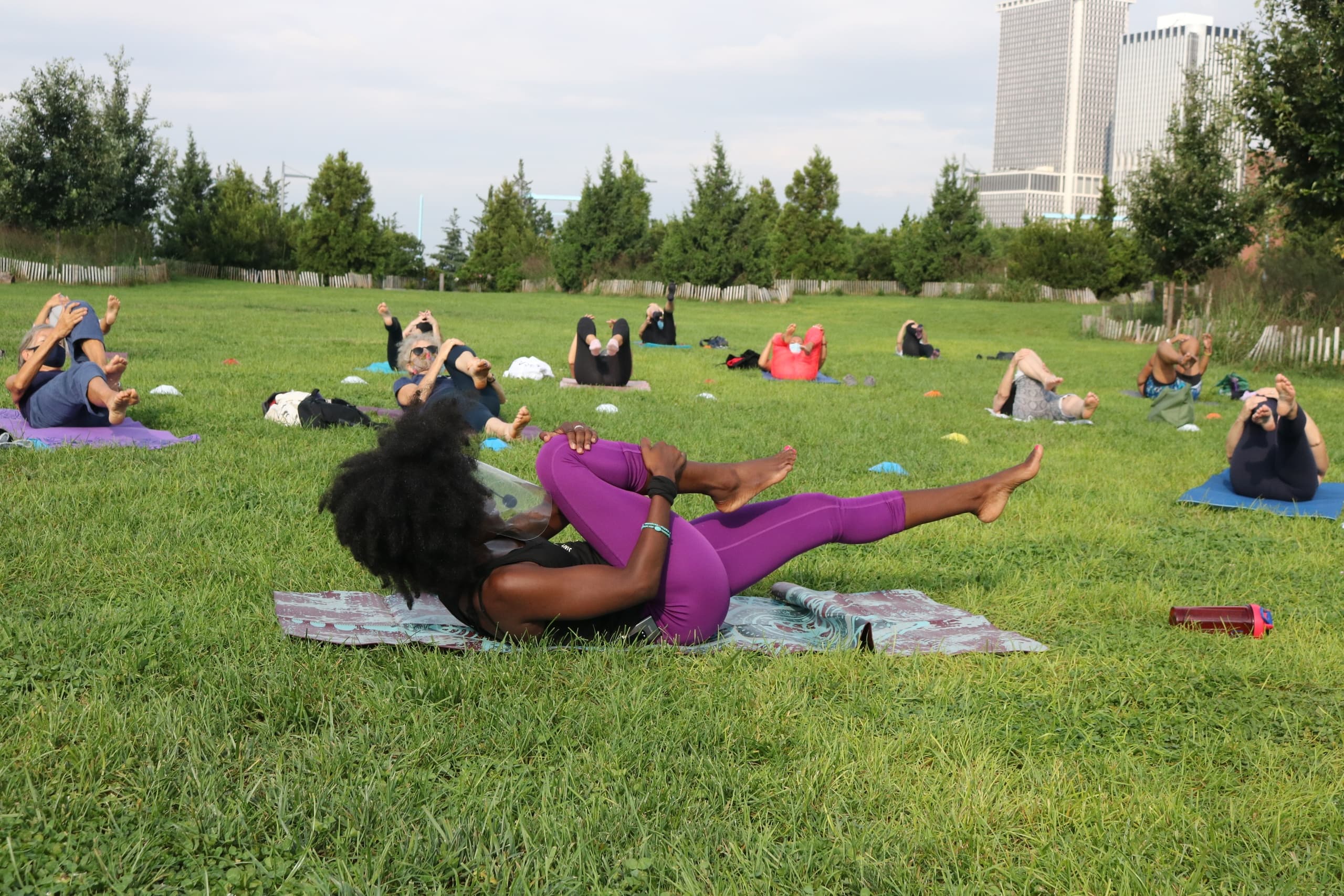 Land Adventures: Pilates at Dodge YMCA Brooklyn Bridge Park