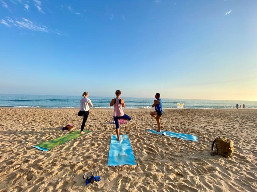 Beach Yoga with el Sol Lifestyle at Praia da Rocha, Portimão