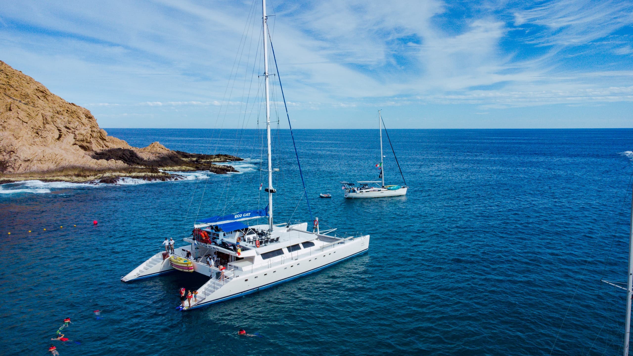 Snorkel Cruise with Ecocat Catamaran Tours in Cabo