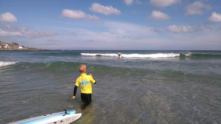 Surf Lessons for Beginners at Suds Surf School, Sandend