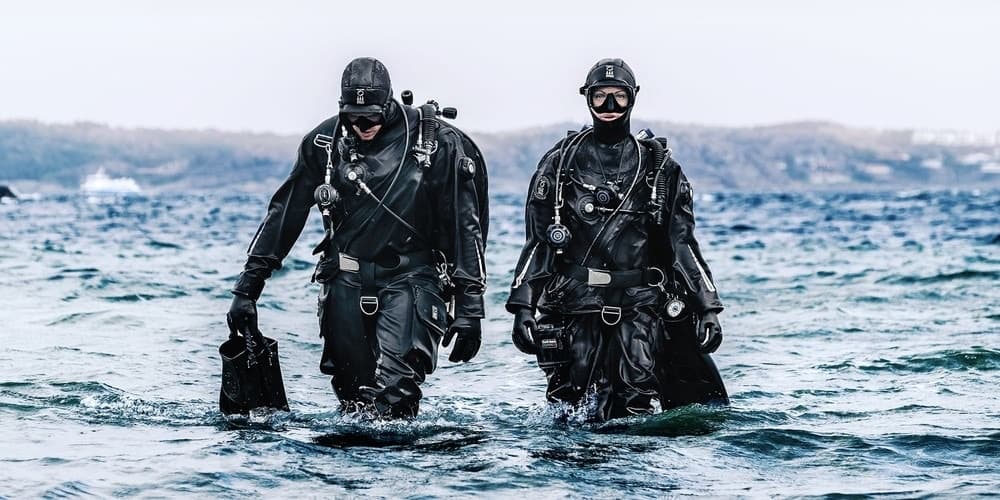 Master Dry Suit Diving in Monterey with Bamboo Reef