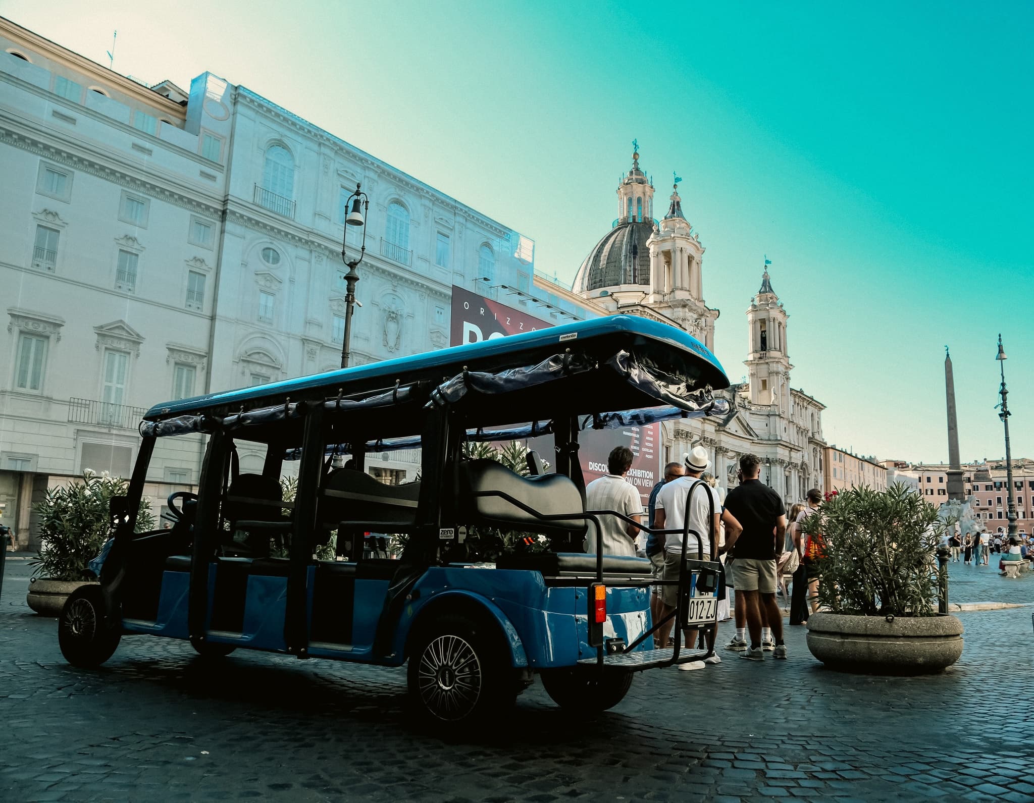 VIP Night Golf Cart Tour in Rome with Roman Vacations