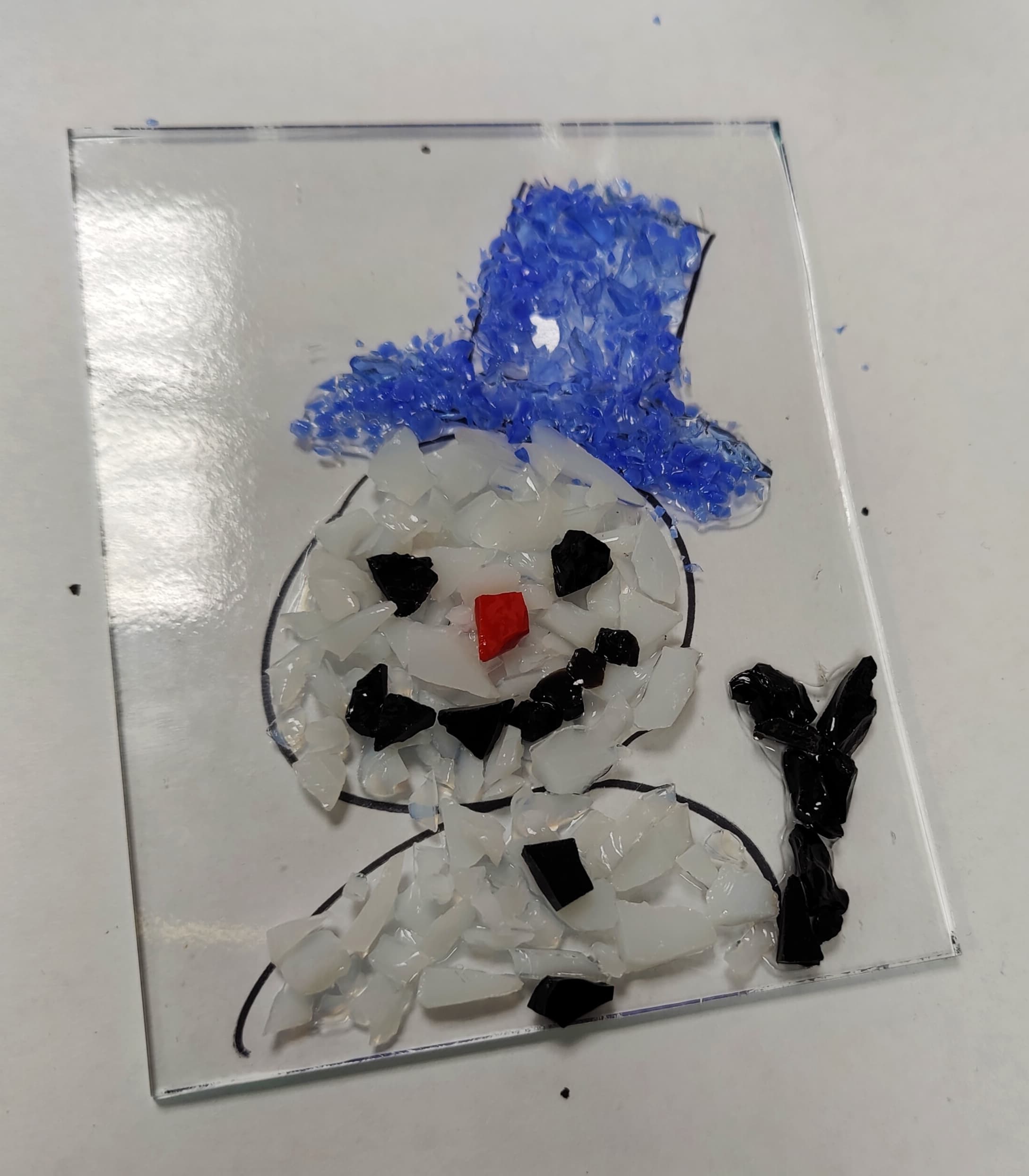 Create a Snowman Suncatcher in Lakewood, Colorado
