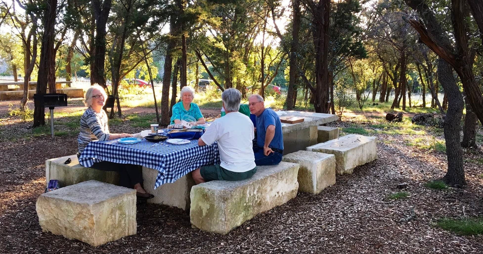 Land Adventures: Recreation Loop Picnic Area at Blue Hole Regional Park