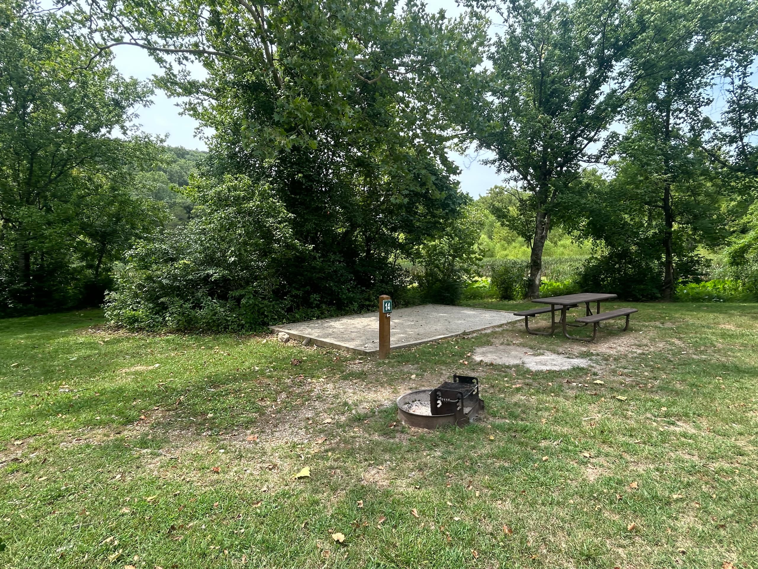 Primitive Camping at Meadow Campsite 14 by Eureka Springs Parks and Recreation