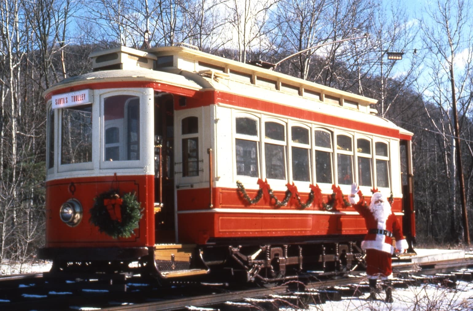 Ride Into Holiday Cheer: Santa’s Trolley Experience at Rockhill Trolley Museum