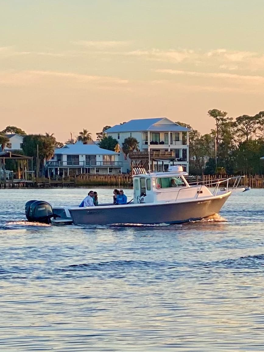 Boat-Charters & Sunset Views at Zeke's Landing Marina