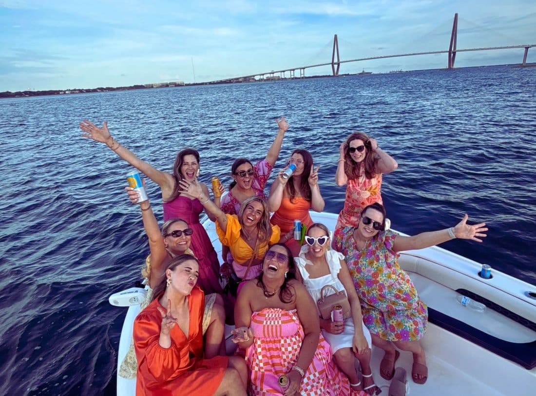Three-Hour Bachelorette Cruise on Charleston Harbor: Forts, Yorktown & Lowcountry Views