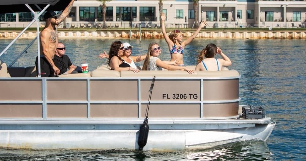Crab Daddy's Pontoons fleet