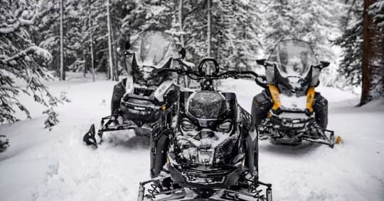 Exciting Half-Day Snowmobile Rentals in Breckenridge, CO