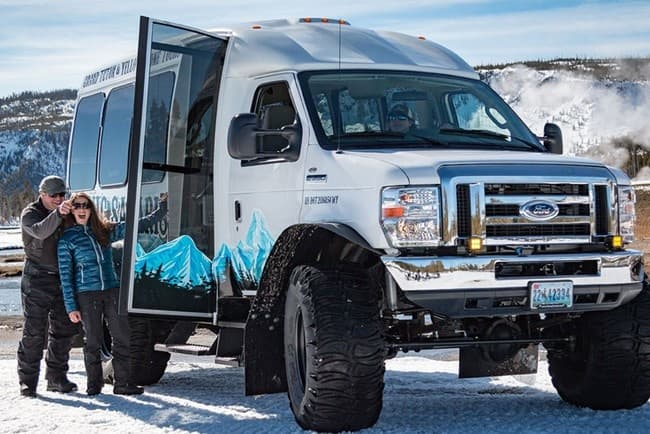 Yellowstone Winter Snowcoach Tour by Scenic Safaris Winter