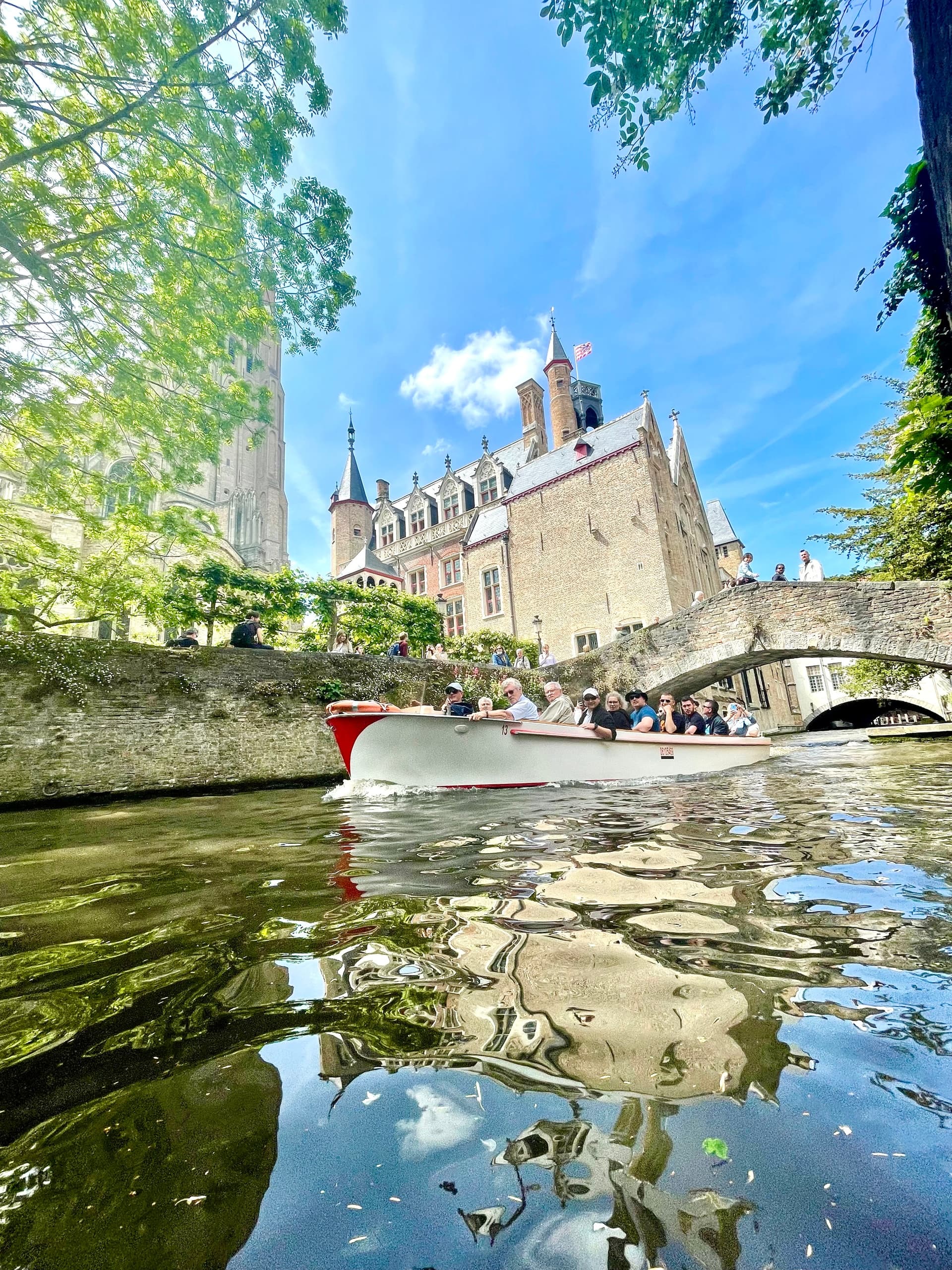 Bruges Canal Boat Tour with Hispano Tours