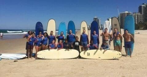 Water-Activities: Surfers Paradise Team Surfing Experience