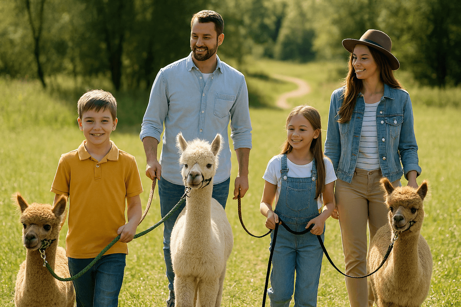 Walk With Alpacas in Sumpfohren: Gentle Meadow Tours Near Hüfingen photo 1