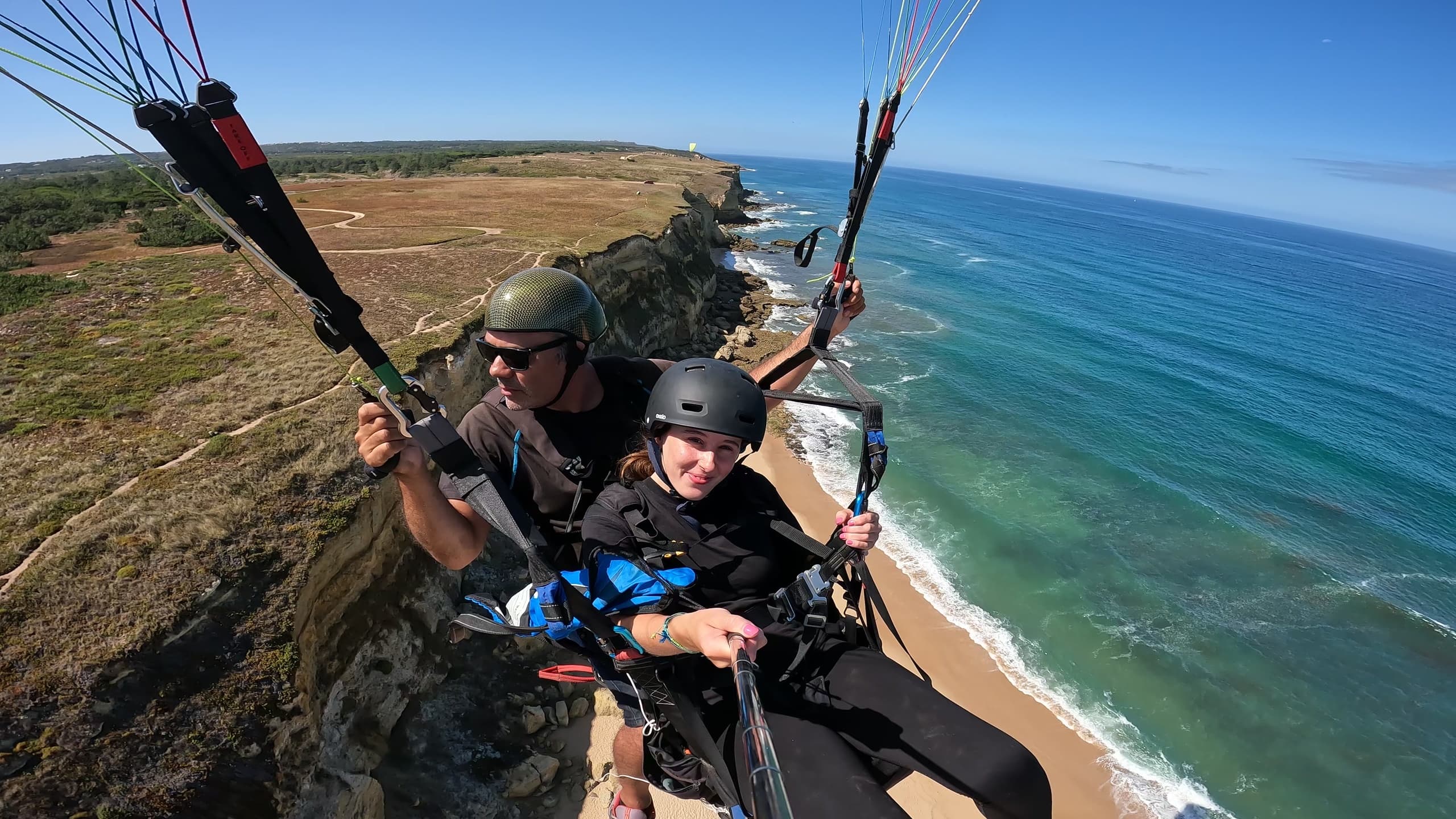 Tandem Paragliding Thrills with Lisbon on Wheels