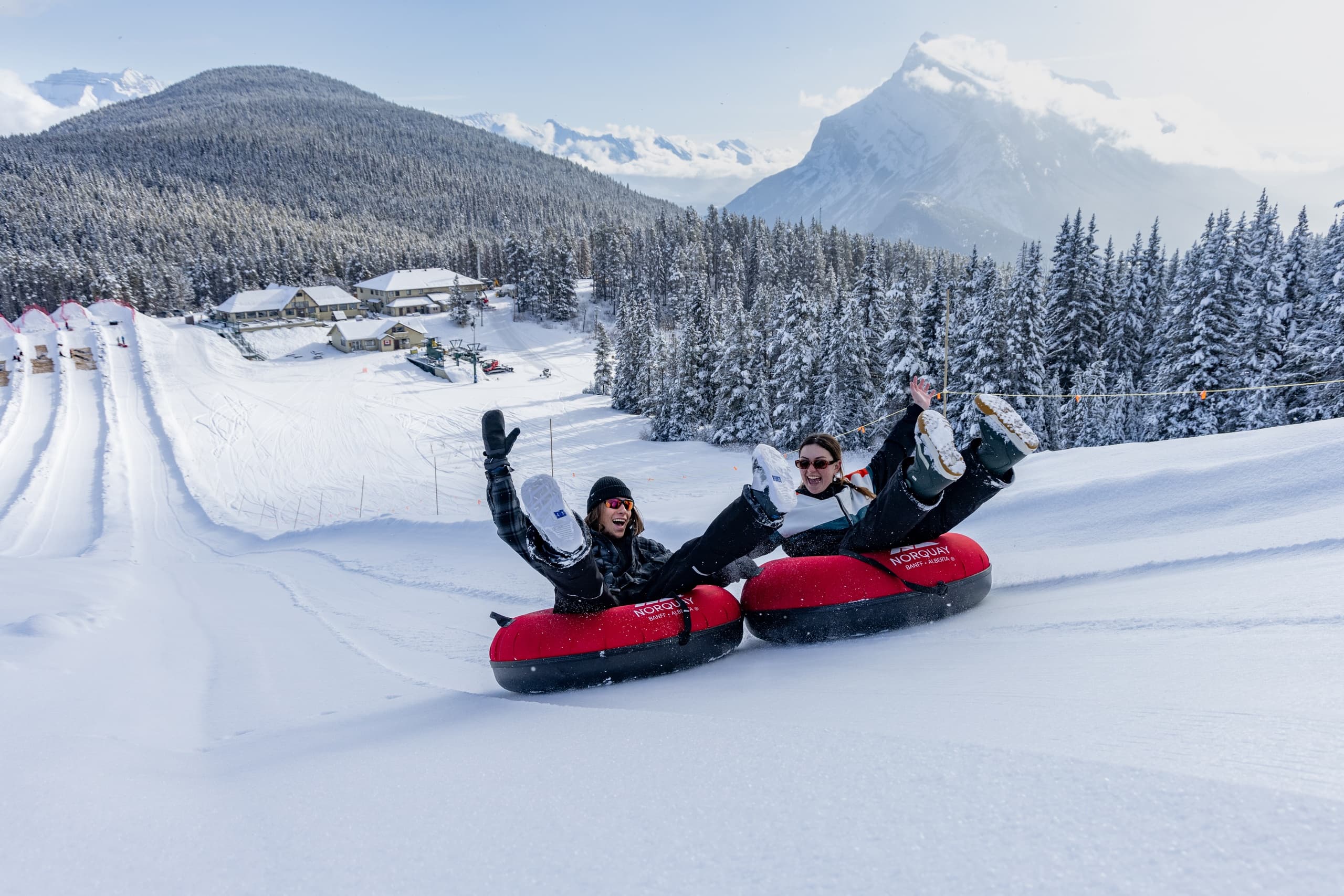 Banff Private Winter Playgrounds & Wildlife: Tubing, Frozen Lakes, Elk Sightings photo 2