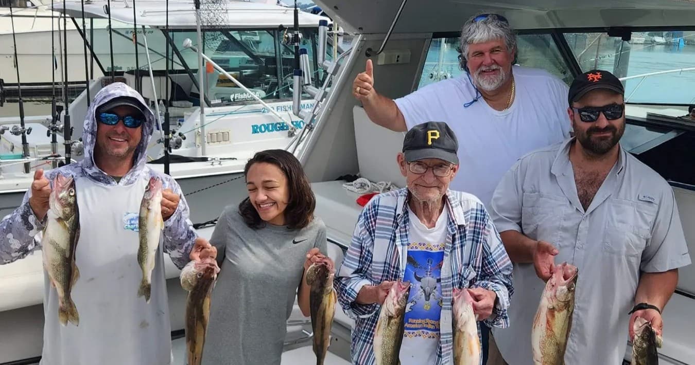 Chasing Trophy Walleye Aboard My Sara: Lake Erie Charters from Erie, PA