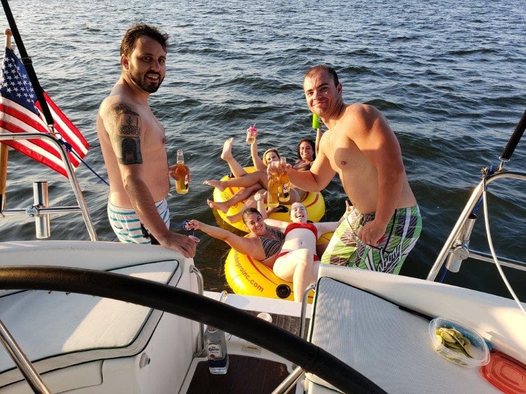 Swim & Sail: Private Coves and Sandbars in Barnegat Bay