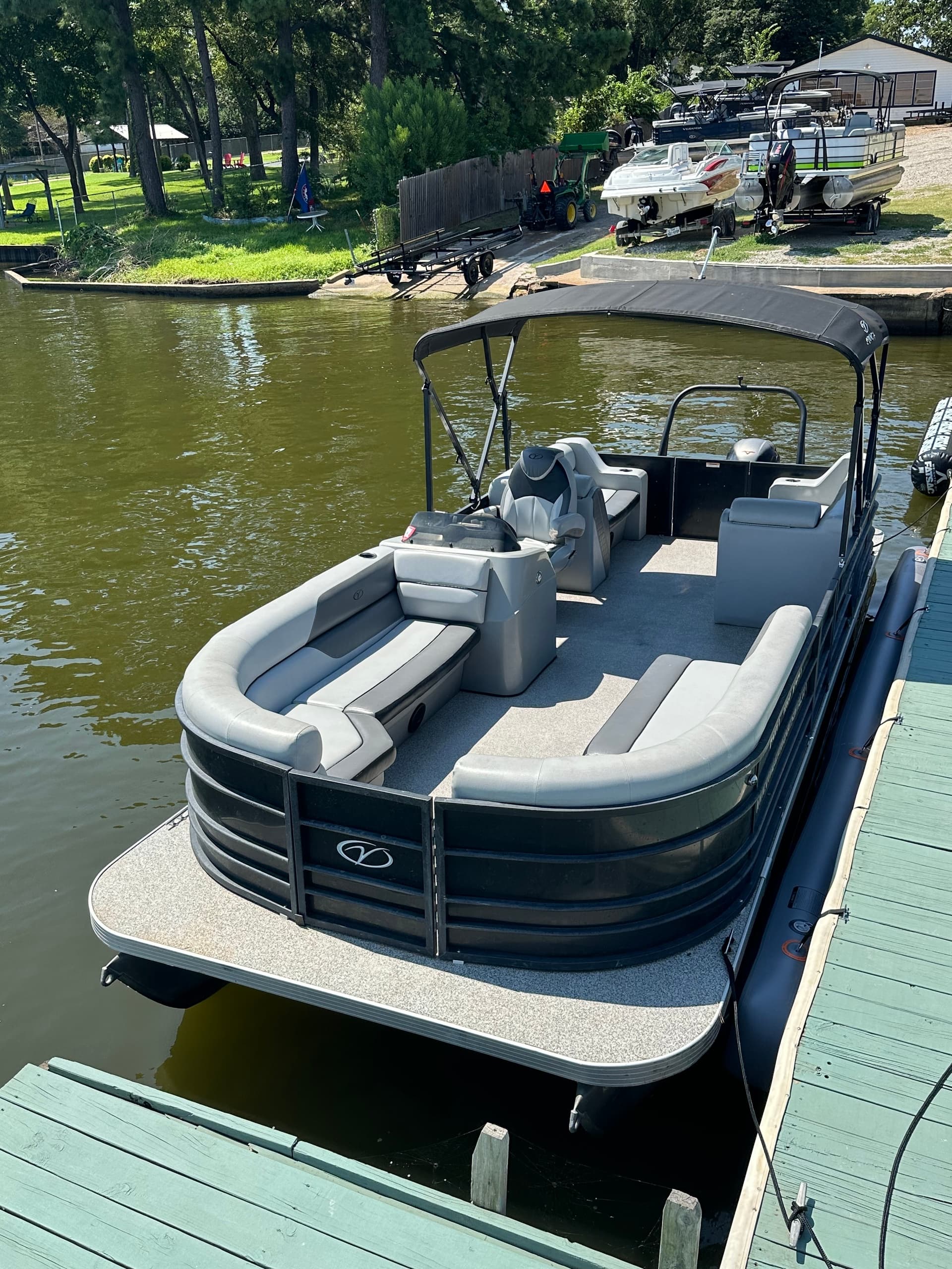 Docked Wages Pontoon Rental Experience in Gun Barrel City