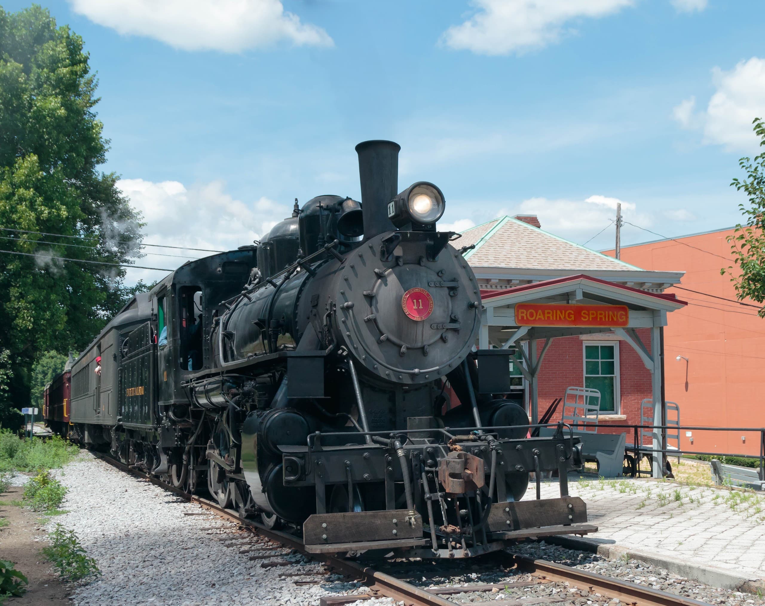 Spring Dam Steam Picnic: Scenic Train Ride & Duck Watching near Roaring Spring, PA