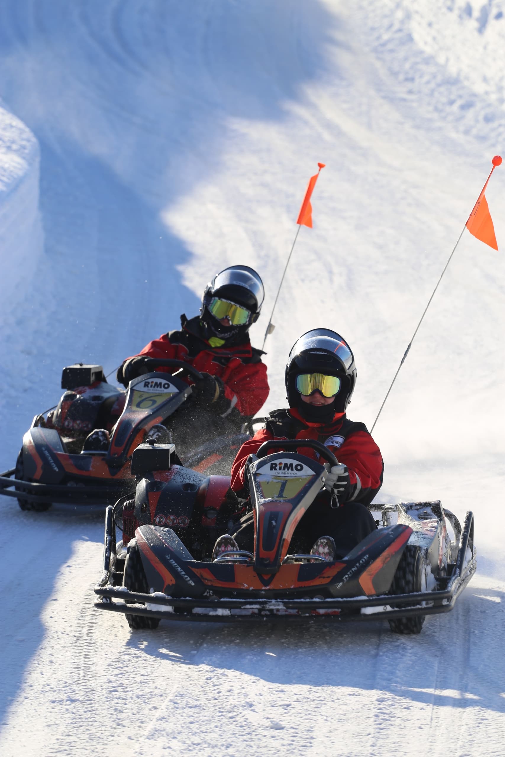 Ice Karting Thrills at Kakslauttanen in Saariselkä