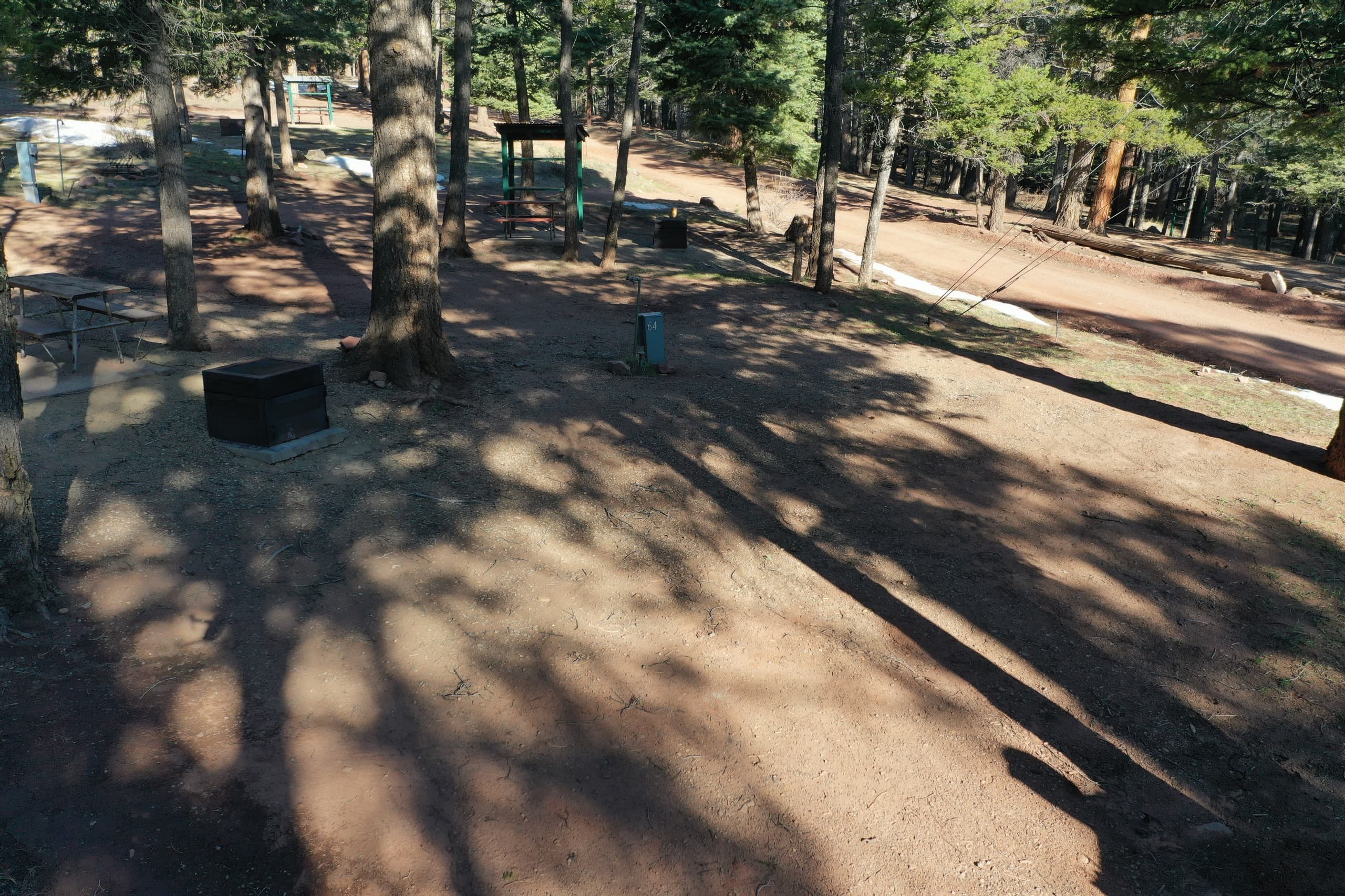 RV Partial Hookup Site #64 at Monument Lake, Colorado