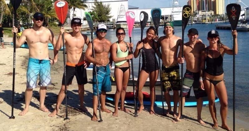 Fitness Paddle Boarding in Riviera Beach, Florida